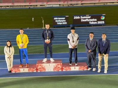 Криворізький легкоатлет здобув «срібло» Дефлімпійських ігор у Токіо