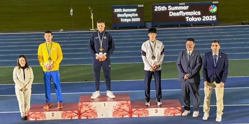 Криворізький легкоатлет здобув «срібло» Дефлімпійських ігор у Токіо